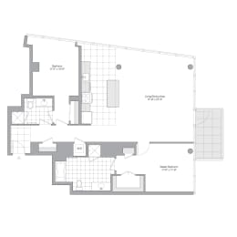  Floor Plan 2 Bedroom - 2 Bath | B15 NEWLY RENOVATED!